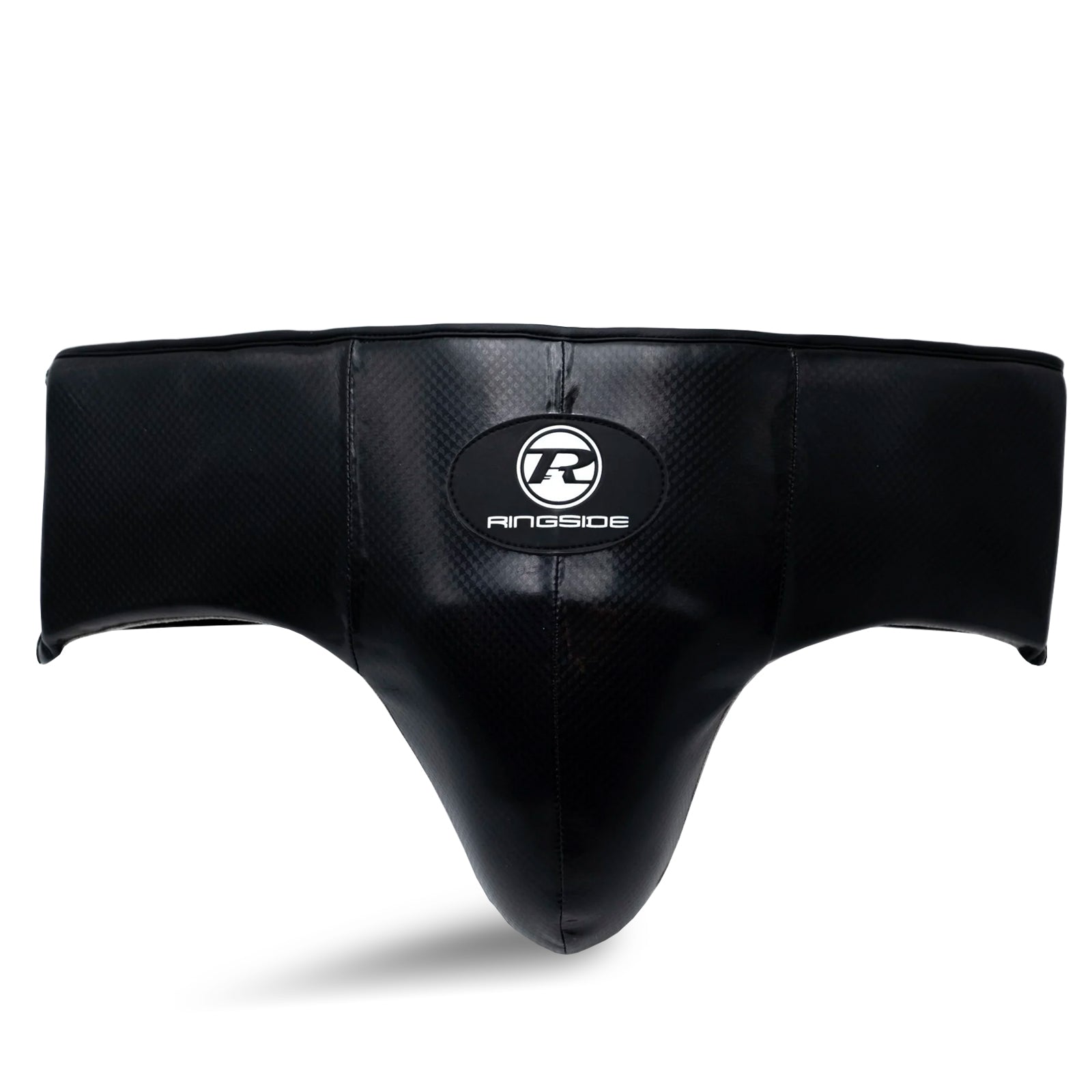 Black Groin Guard with White R logo