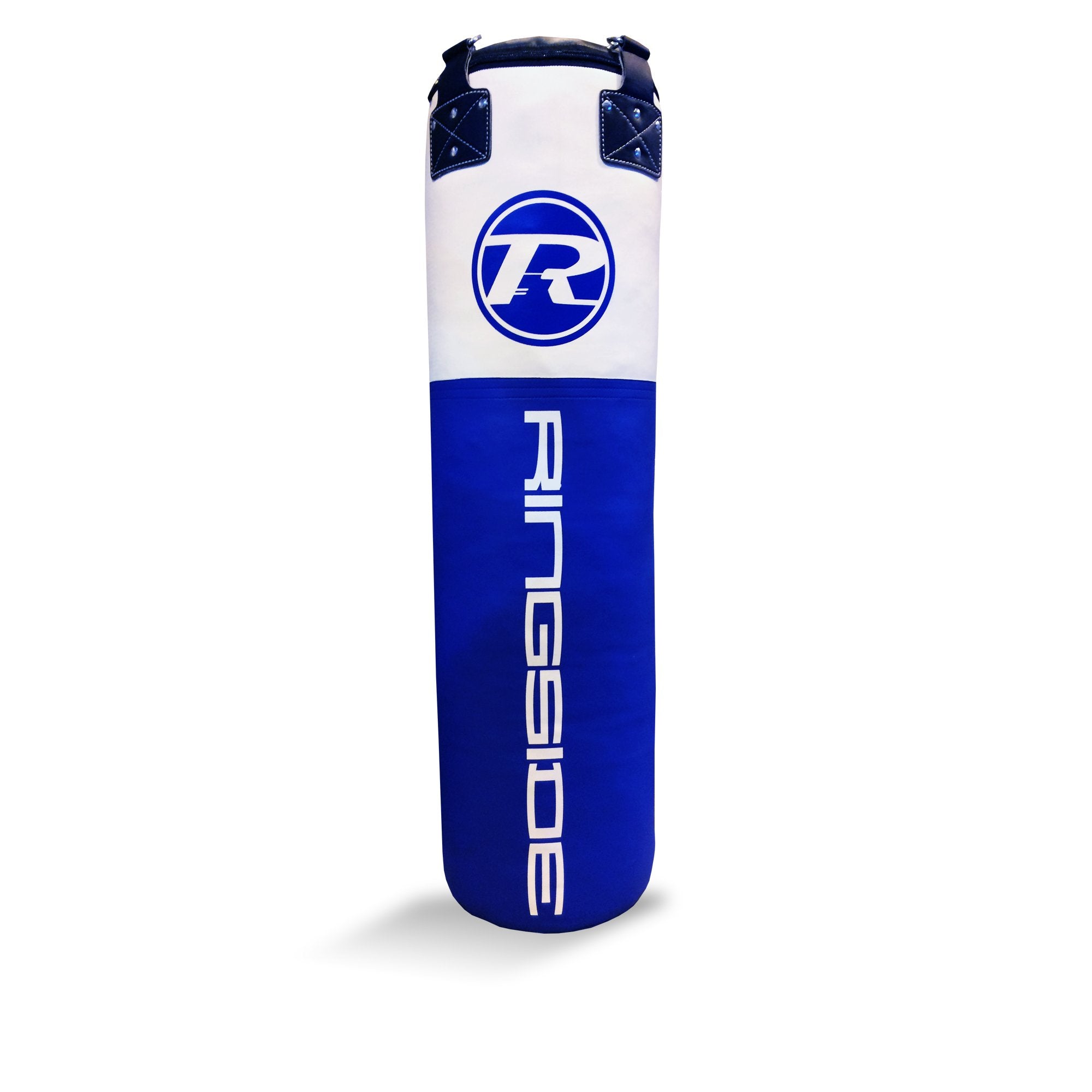 Synthetic Leather 4ft Punch Bag - Blue / White