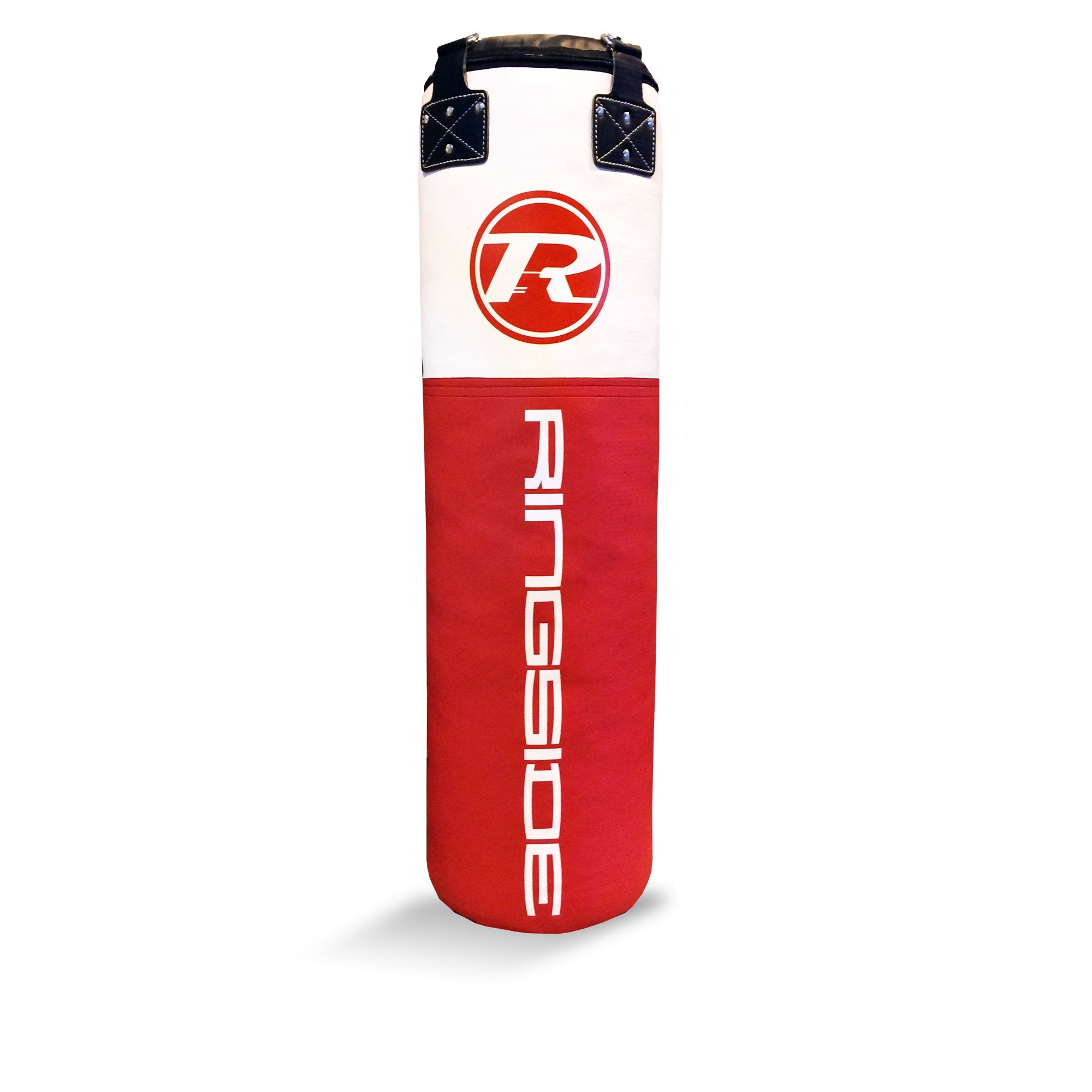 Synthetic Leather 4ft Punch Bag Red White - Main Image