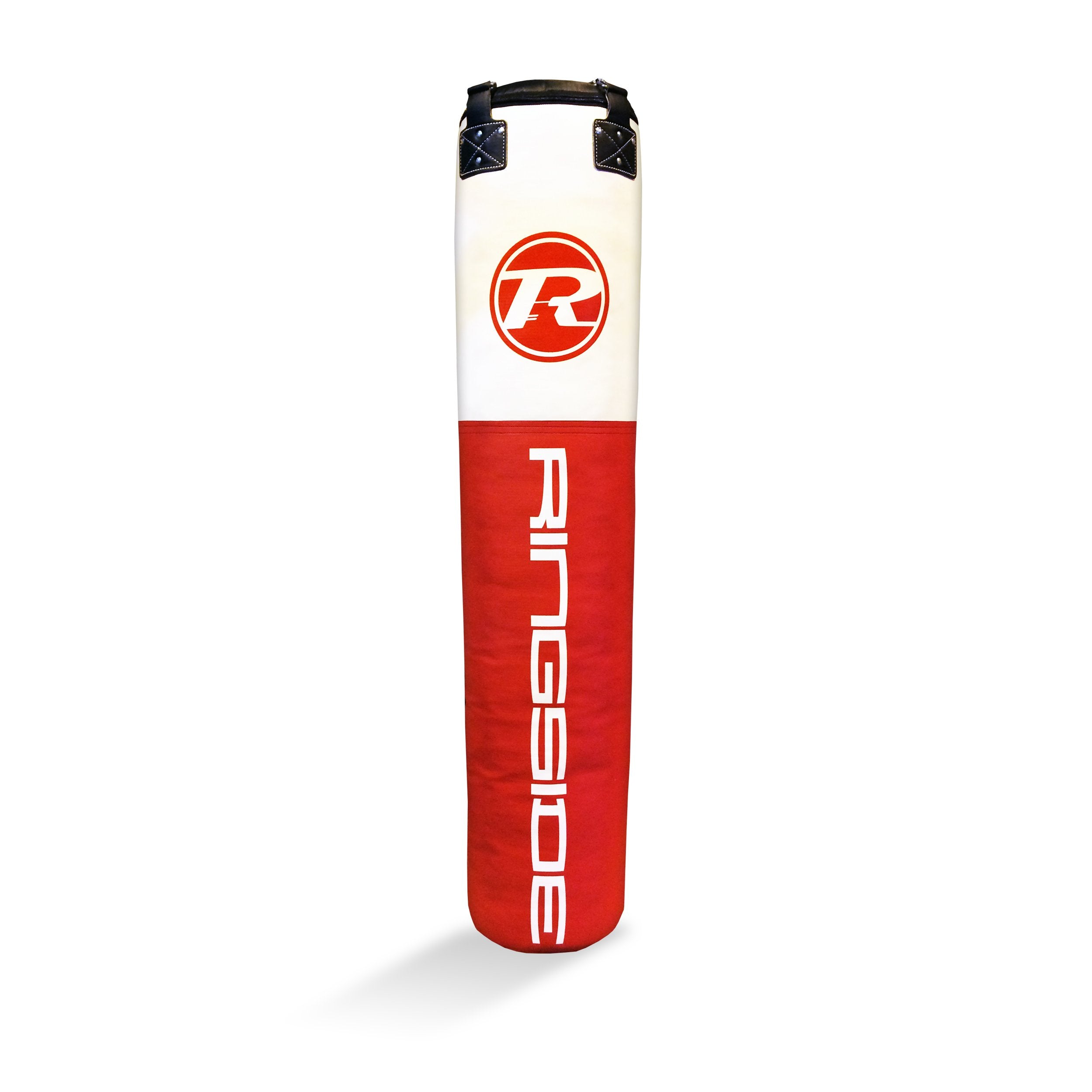 Synthetic Leather 6ft Punch Bag - Red / White