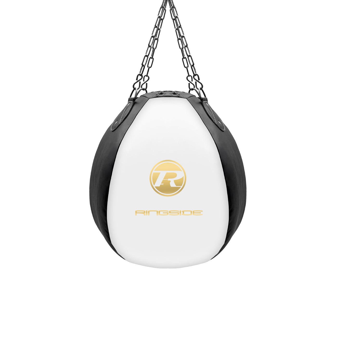 Synthetic Leather Cannon Ball Black / White / Gold