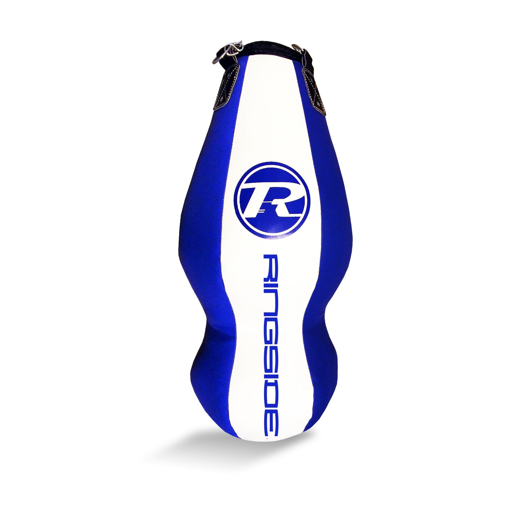 Synthetic Leather Double End Punch Bag - Blue / White