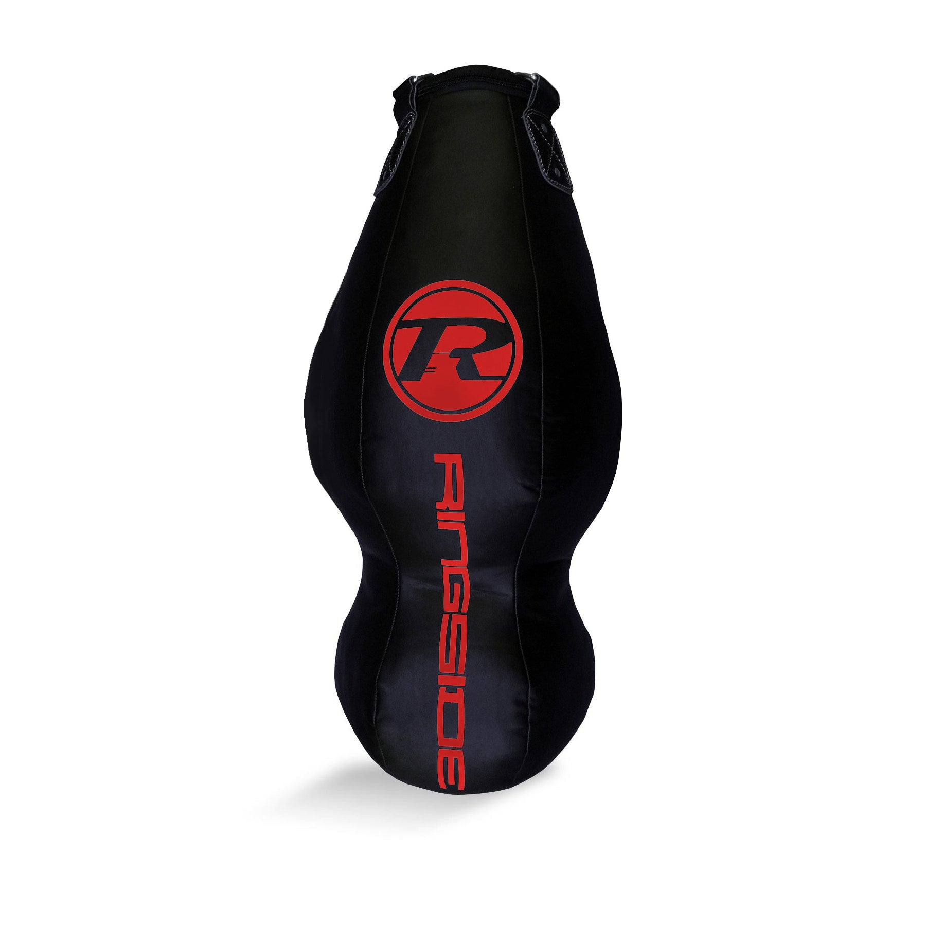 Ringside Boxing UK Synthetic Leather Mirage Double End Punch Bag - Black / Red Double End Punch Bag