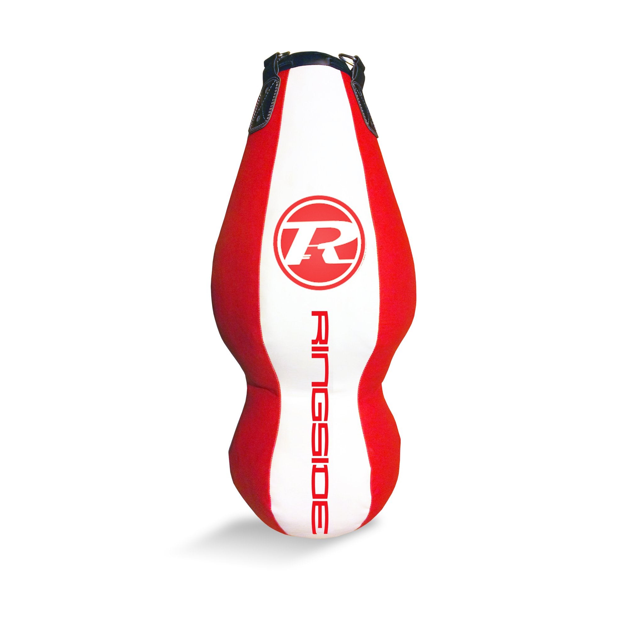 Synthetic Leather Double End Punch Bag - Red / White