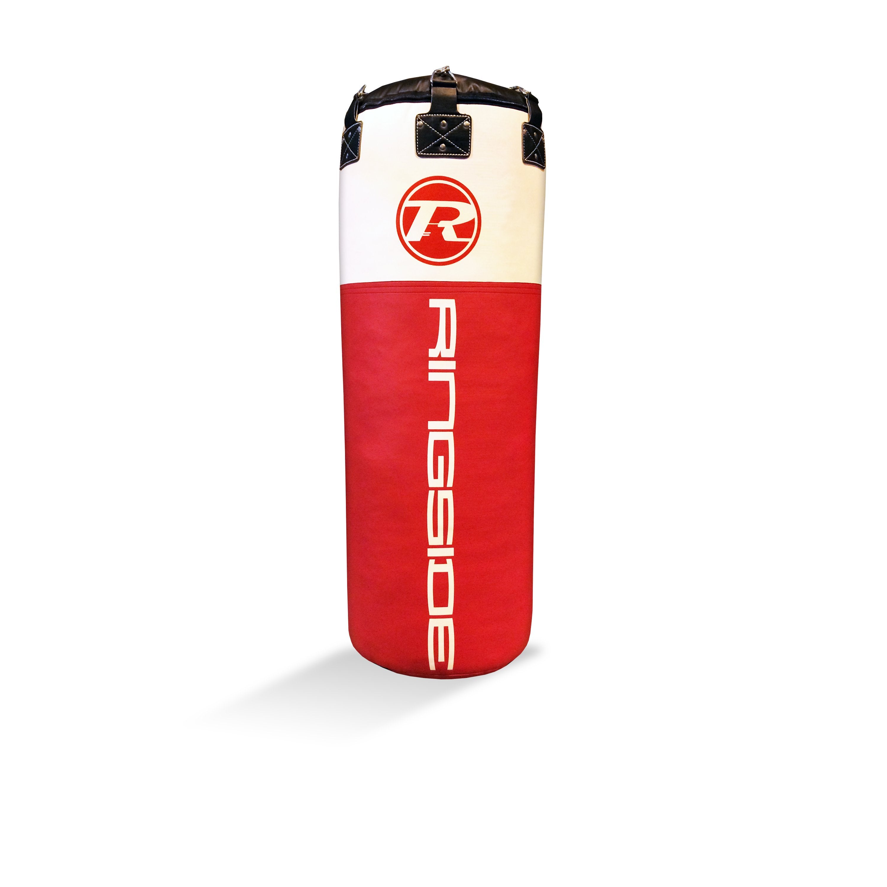 Synthetic Leather Jumbo Punch Bag - Red / White