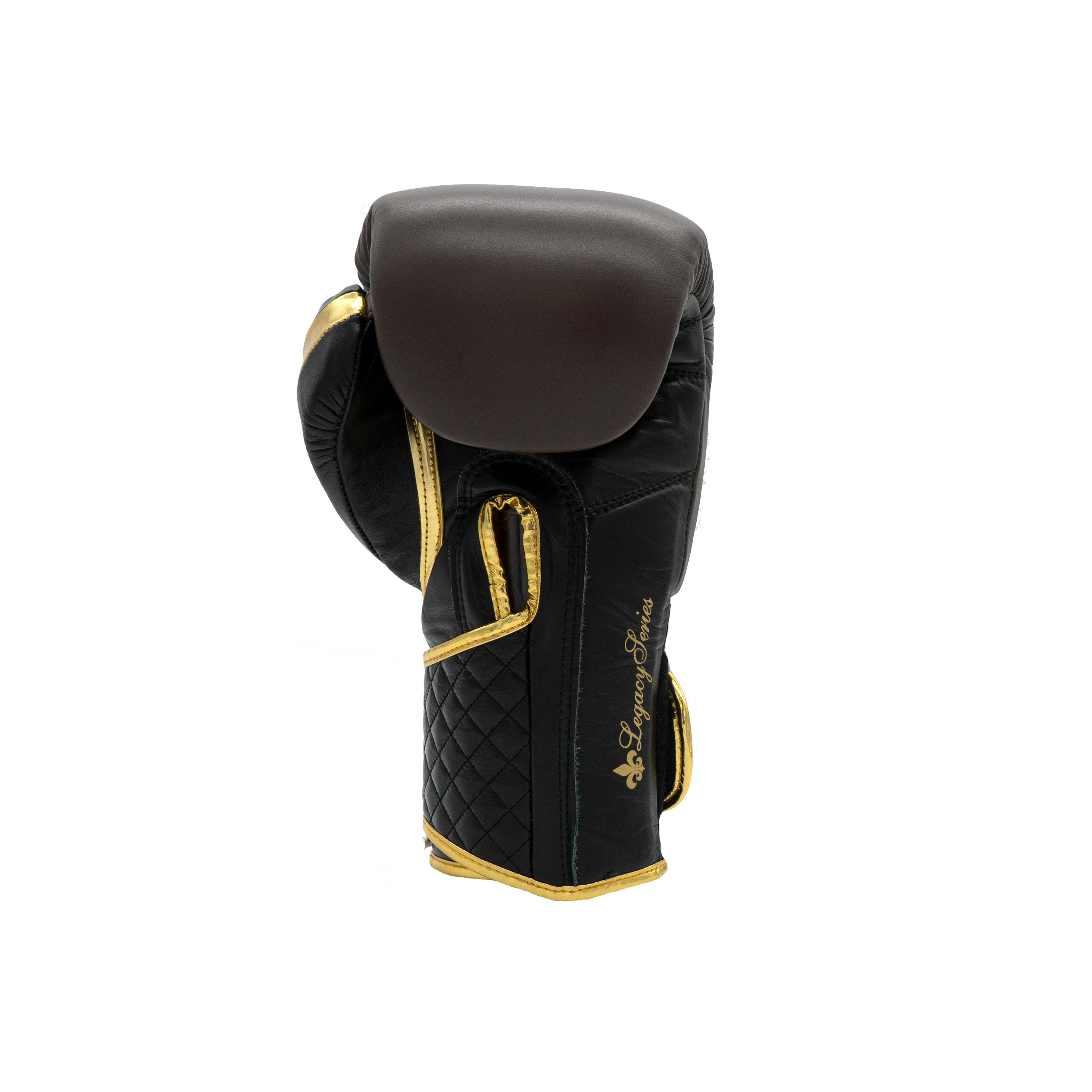 Ringside Boxing UK Legacy Series Strap Boxing Gloves Chocolate Sparring & Training Gloves 