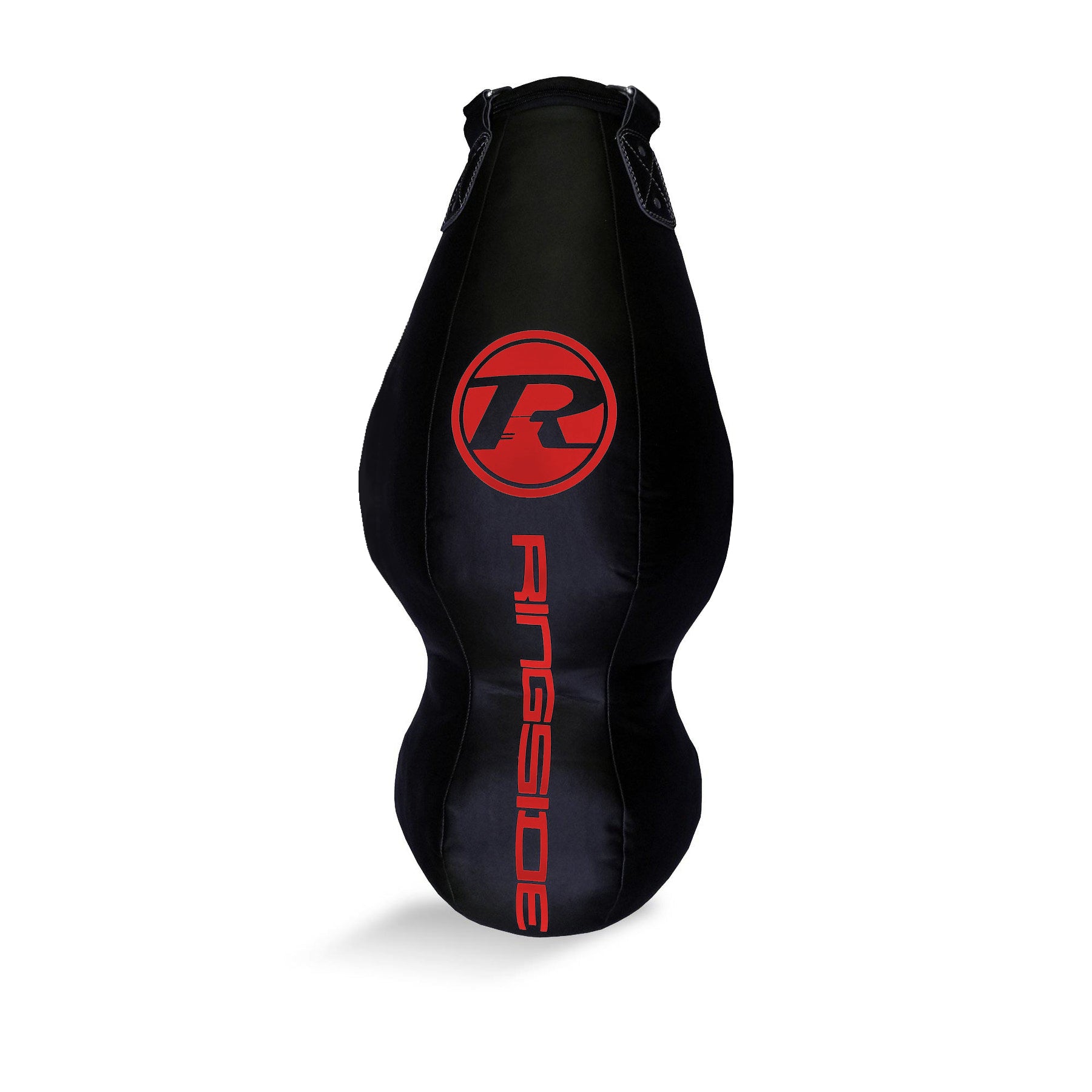 Ringside Boxing UK Synthetic Leather Mirage Double End Punch Bag - Black / Red Double End Punch Bag 