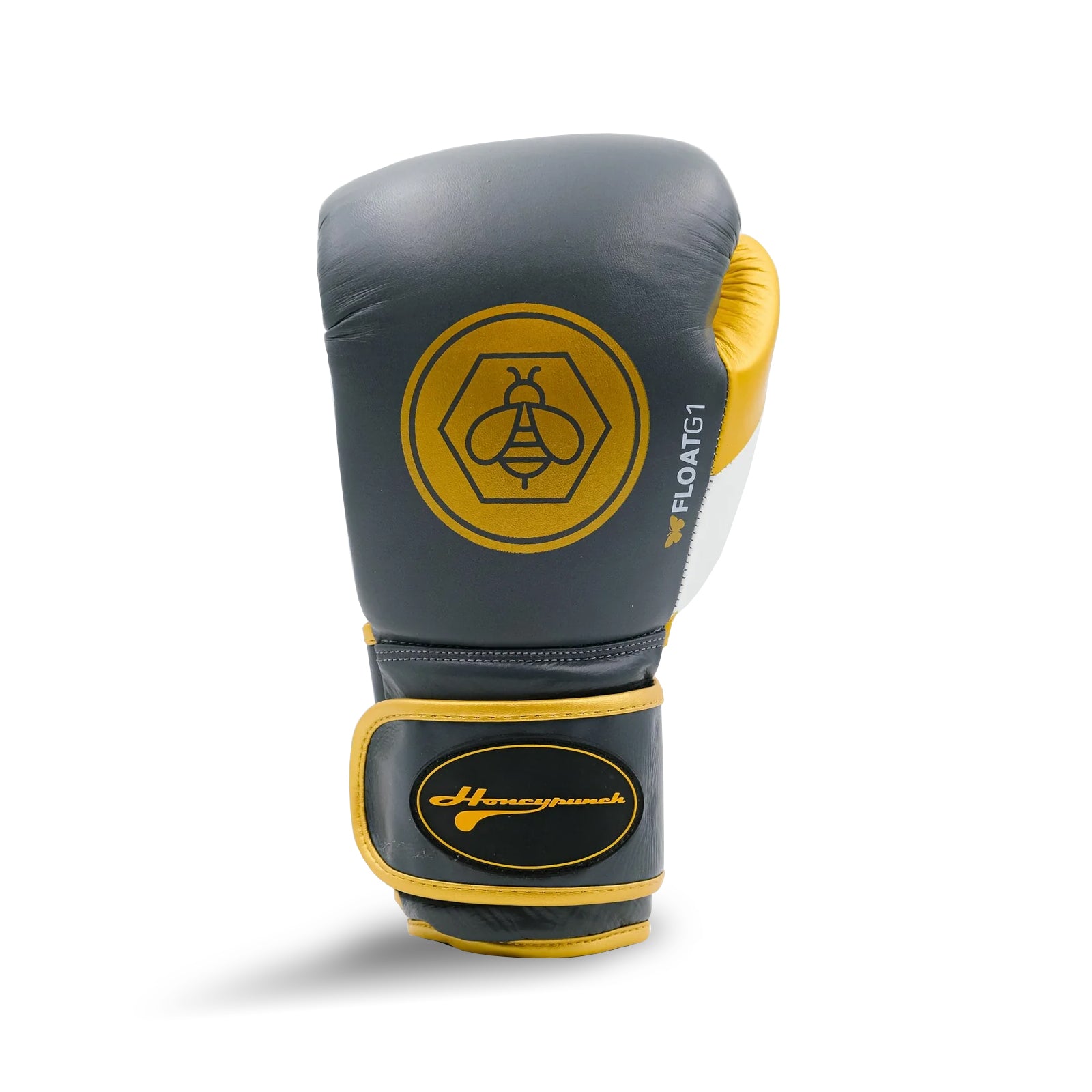 Ringside Boxing UK Honey Punch Float G1 Series Pro Spar Boxing Glove Grey on white background