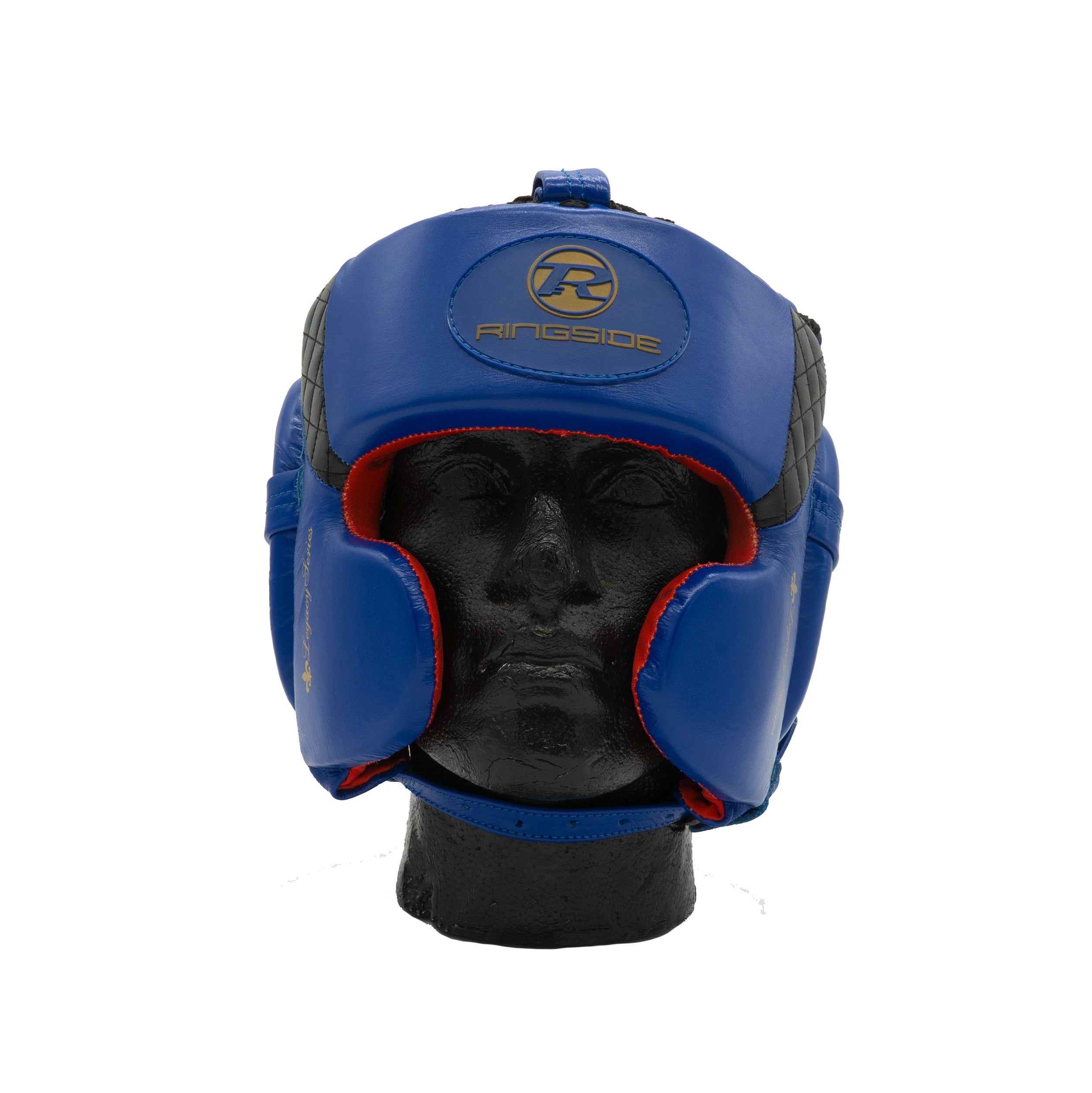 Legacy Series Head Guard Cobalt Small Blue Leather